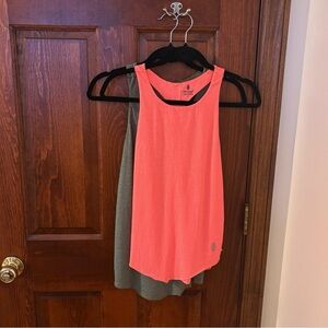 FREE PEOPLE Lot of Two FP Movement Exhale Racerback Tank Tops NWOT Size M